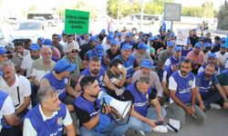 İşçilerden TPAO önünde eylem: Sadaka değil, hakkımızı istiyoruz