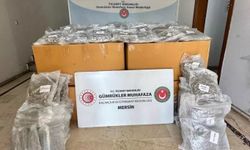 Limanda 587 kilo esrar ele geçirildi