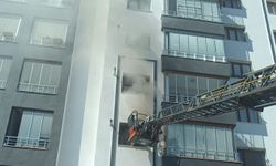 Malatya'da apartman dairesinde yangın paniği