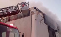 Malatya'da fabrika yangını