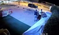 Malatya'da hırsızlık anı güvenlik kamerasında 