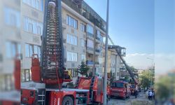 Malatya'da korkutan ev yangını 