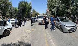 Siirt'te maddi hasarlı kaza trafiği aksattı