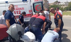 Siirt’te otomobil ile motokurye çarpıştı: Bir yaralı