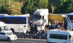 TEM Otoyolu'nda zincirleme kaza: 1 ölü, 9 yaralı