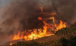Yunanistan'da orman yangınları nedeniyle yerleşim yerleri boşaltıldı