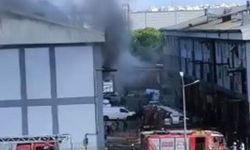 Başakşehir’de sanayi sitesinde yangın çıktı