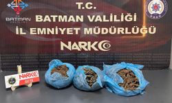 Batman'da durdurulan araçta uyuşturucu madde ele geçirildi