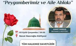 Batman'da Mevlid-i Nebi Haftası etkinliği düzenlenecek