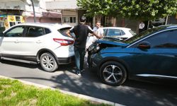 Batman'da zincirleme kaza: 4 araçta maddi hasar