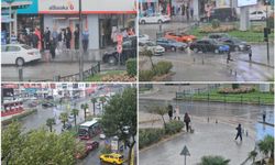 Bursa'da aniden bastıran sağanak yağış hayatı olumsuz etkiledi