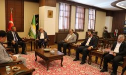 ​Filistin Büyükelçisinden HÜDA PAR Genel Başkanı Yapıcıoğlu’na ziyaret