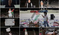 Genç aktivistlerden Sumud Filosuna moral desteği