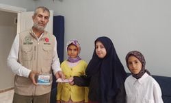 Hatay'da minik yüreklerden Gazze’ye anlamlı yardım