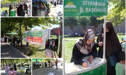 HÜDA PAR Diyarbakır Kadın Kolları: Sumud Filosu denizde bizler karada mücadele vereceğiz