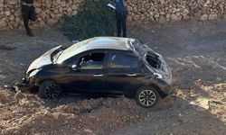 Kurtalan’da otomobil şarampole yuvarlandı: 1 yaralı