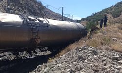 Malatya'daki tren kazasında 50 ton mazot sızdı