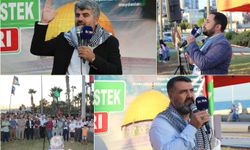 Mersin’de “Gazze İçin Sumud Filosuna Destek” programı yoğun katılımla gerçekleşti