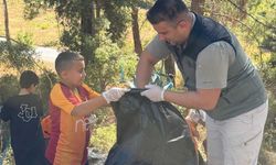 Mersin'de öğrencilerle çöp toplama etkinliği düzenlendi