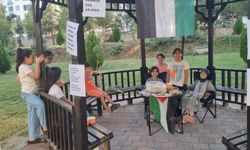 Minik yüreklerden Gazze'ye umut kermesi