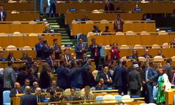 Netanyahu'nun BM'deki konuşmasından önce birçok heyet salonu terk etti