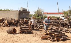Oduncularda kış hazırlıkları başladı 