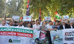 Şanlıurfa’da Kudüs ve Gazze için kitlesel basın açıklaması yapıldı