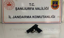 Şanlıurfa’da ruhsatsız tabanca ele geçirildi
