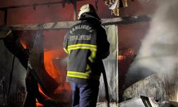 Şanlıurfa’da tekstil atölyesinde yangın çıktı