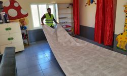Umut Kervanı’ndan Van’da anaokuluna halı ve perde desteği