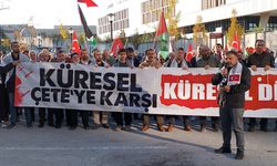 ABD Büyükelçiliği önünde protesto: Ateşkesi ihlal eden katiller hesap vermeli