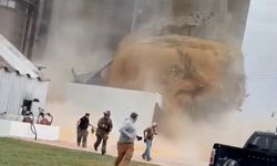 ABD'de tahıl silosu çöktü