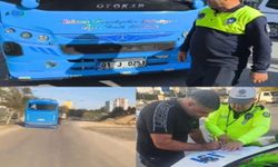 Adana’da açık kapıdan yolcu taşıyan otobüs sürücüsüne ceza yağdı