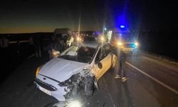 Batman-Bismil yolunda iki otomobil kafa kafaya çarpıştı