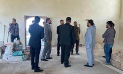 Bingöl İl Müftüsü İmamoğlu, Balaban Bey Camii’ndeki restorasyon çalışmalarını inceledi