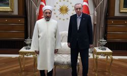 Cumhurbaşkanı Erdoğan, Diyanet İşleri Başkanı Arpaguş'u kabul etti