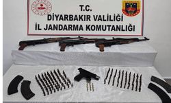 Diyarbakır’da eş zamanlı silah operasyonu