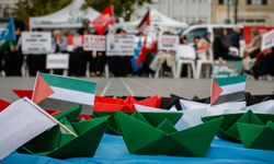 Eminönü’nde Gazze için özgürlük nöbeti