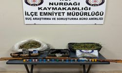 Gaziantep'te uyuşturucu ve silah operasyonu: 4 gözaltı