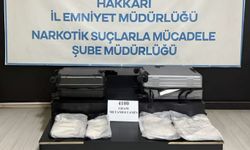 Hakkari'de 43 kilogram uyuşturucu ele geçirildi: 2 tutuklama