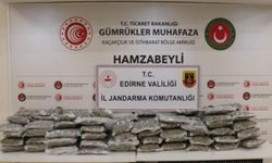 Hamzabeyli Gümrük Sahası'nda 105,2 kilogram uyuşturucu ele geçirildi