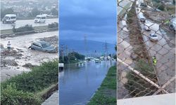 Hatay'da toprak kayması: Araçlar mahsur kaldı, otoyol kapandı