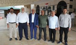 HÜDA PAR heyetinden Mezitli esnafına ziyaret