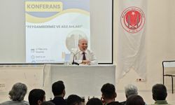 İl Müftüsü Aydın Yığman, Mut’ta “Peygamberimiz ve Aile Ahlakı” Konferansında Gençlerle Buluştu