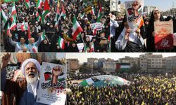 İran'da Gazze'ye destek gösterisi 