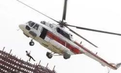 İran'da helikopter düştü