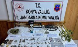 Konya Ereğli’de uyuşturucu ve tarihi eser operasyonu