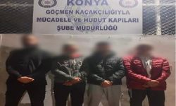Konya’da göçmen kaçakçılığı operasyonu: 13 düzensiz göçmen yakalandı