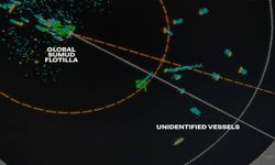 Küresel Sumud Filosuna 3 deniz mili uzaklıkta kimliği belirsiz gemiler tespit edildi