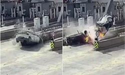 Kuzey Marmara Otoyolu'nda otomobil gişeye çarptı: 1 ölü